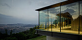Aussenansicht Gurtenpavillon mit Blick über Bern