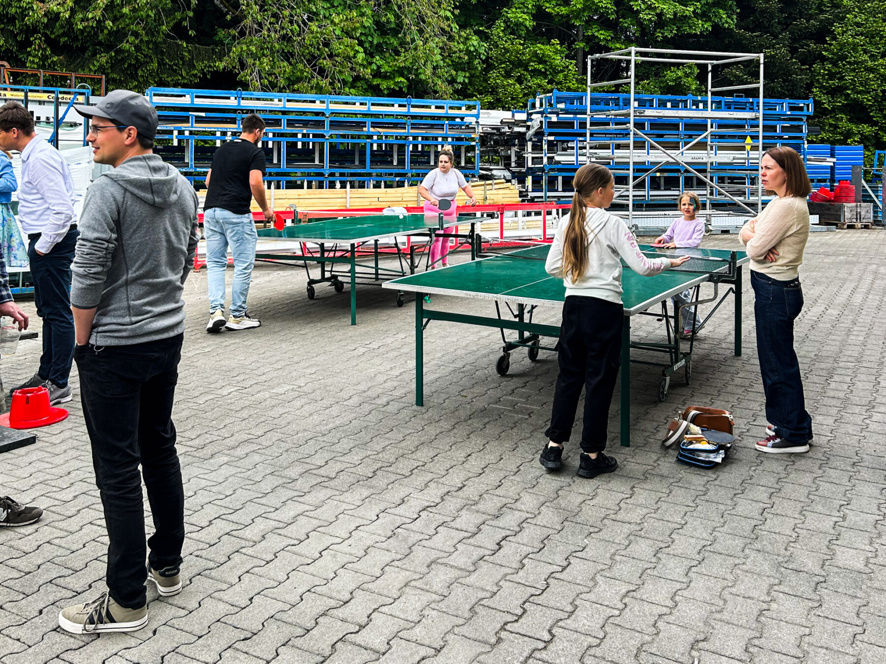 Krapf AG Blog Family Day 2025 Tischtennis