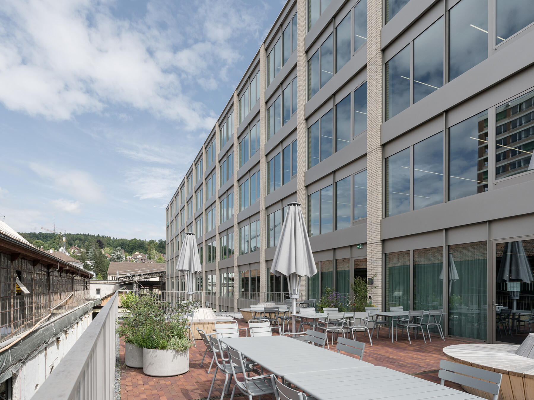 Krapf AG Referenz Lokstadt Elefant Winterthur Terrasse