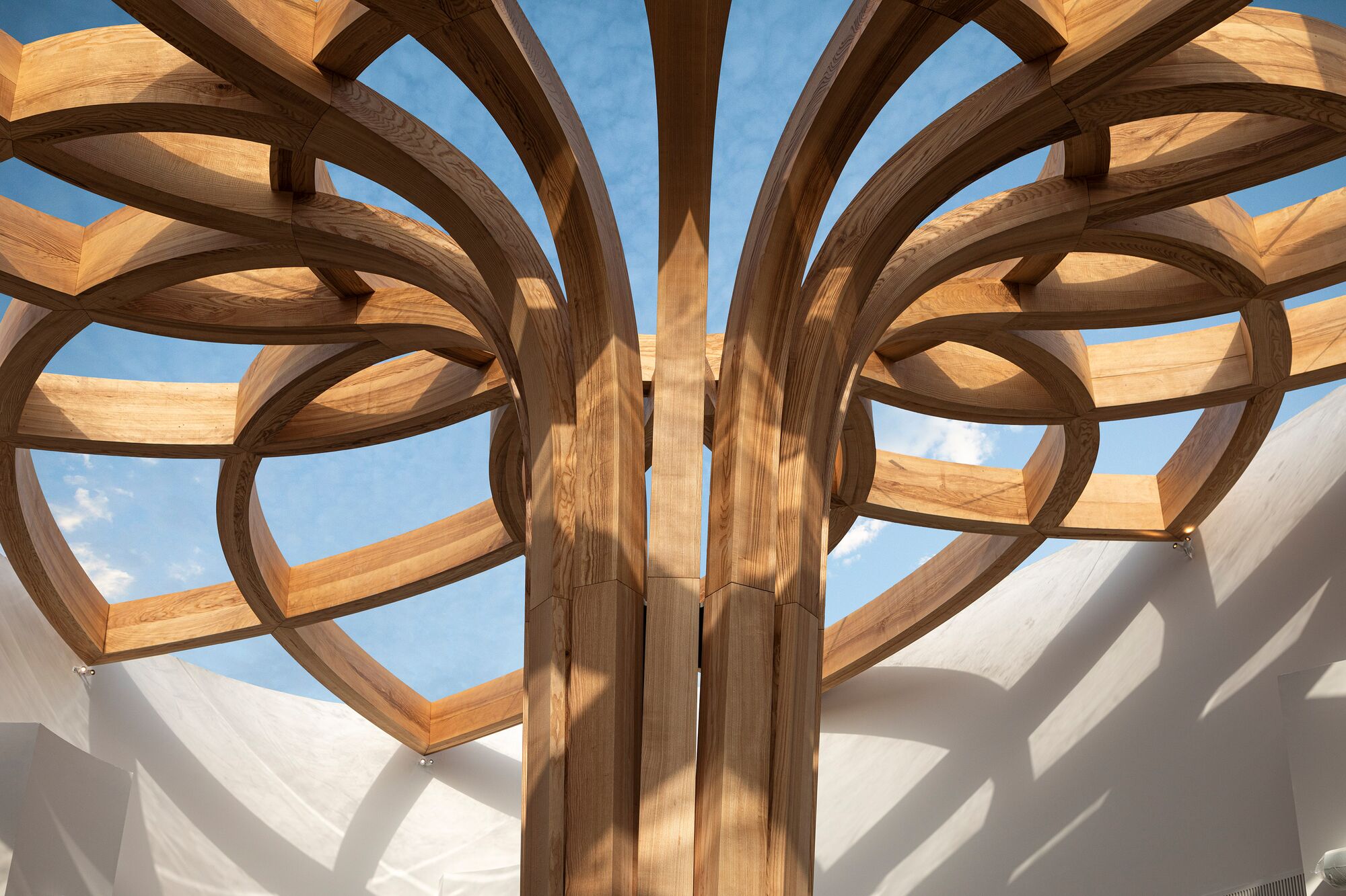 Krapf Referenz Holzskulptur Sunflower New Delhi (2)